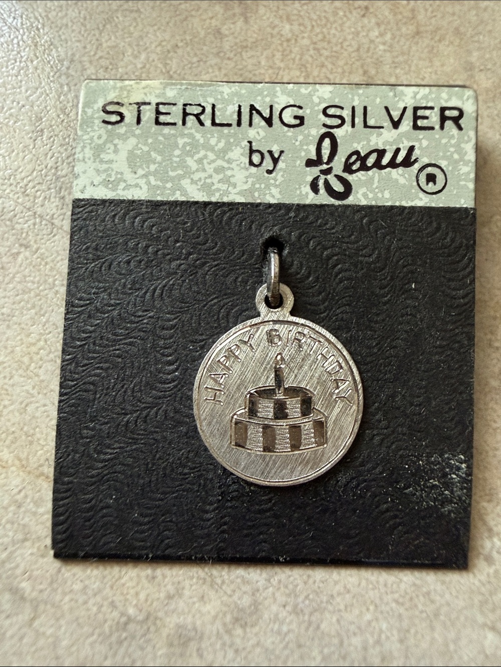 Sterling Silver 'Happy Birthday' Cake Charm by Beau